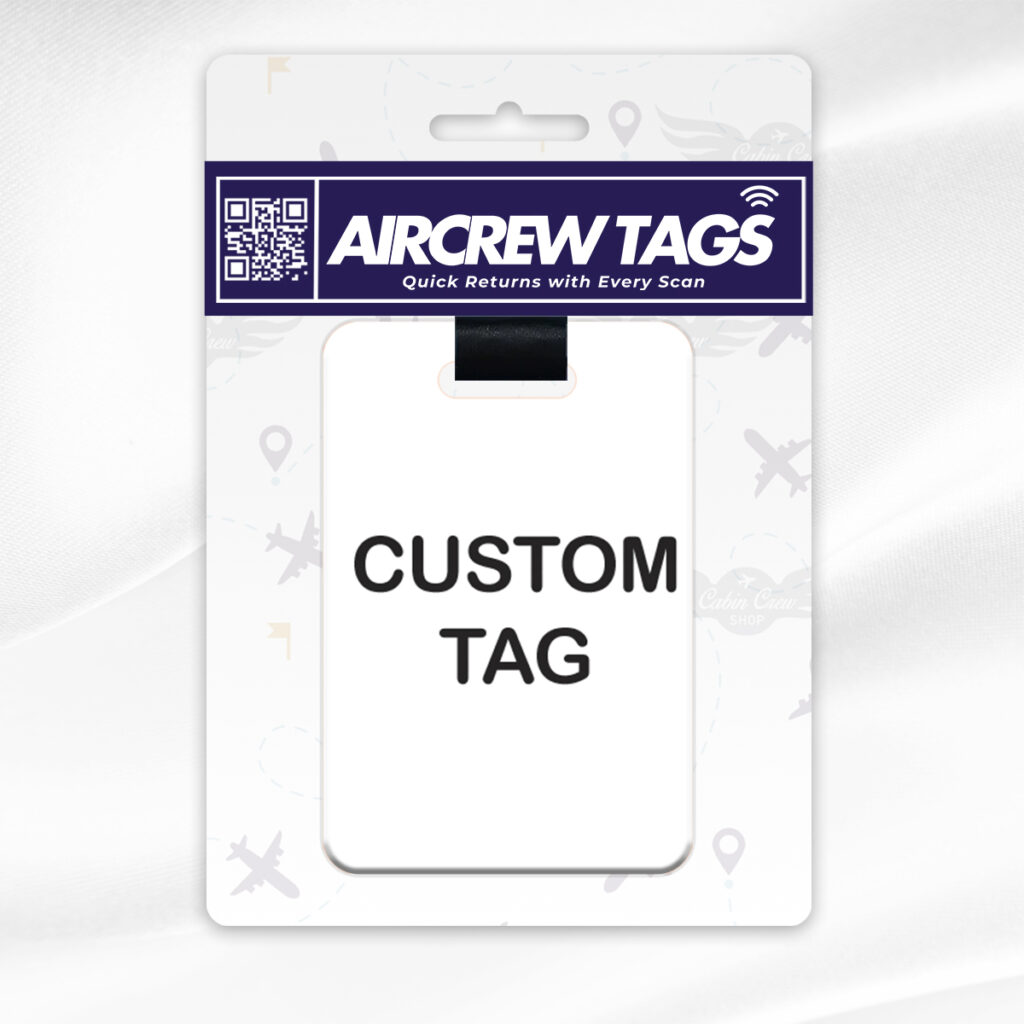 custom cabin crew tag