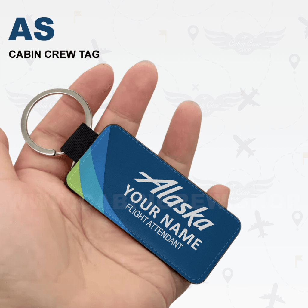 Alaska Airlines Crew Key Tag