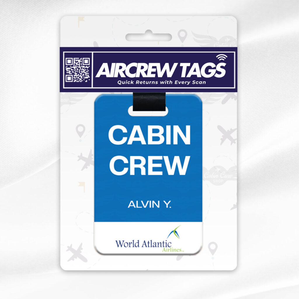 World Atlantic Airlines Crew Luggage Tag