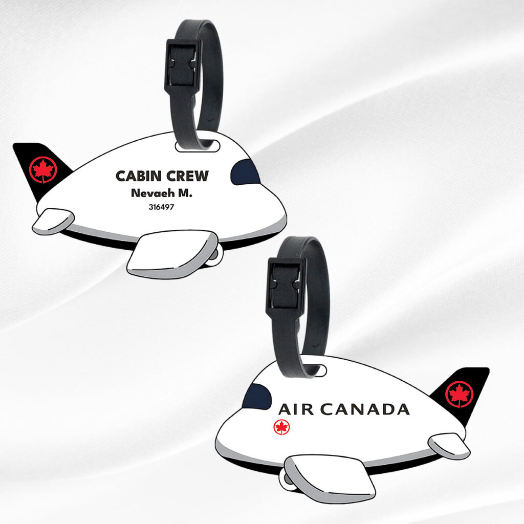 Durable Airline Luggage Tag | Custom QR for Pilots