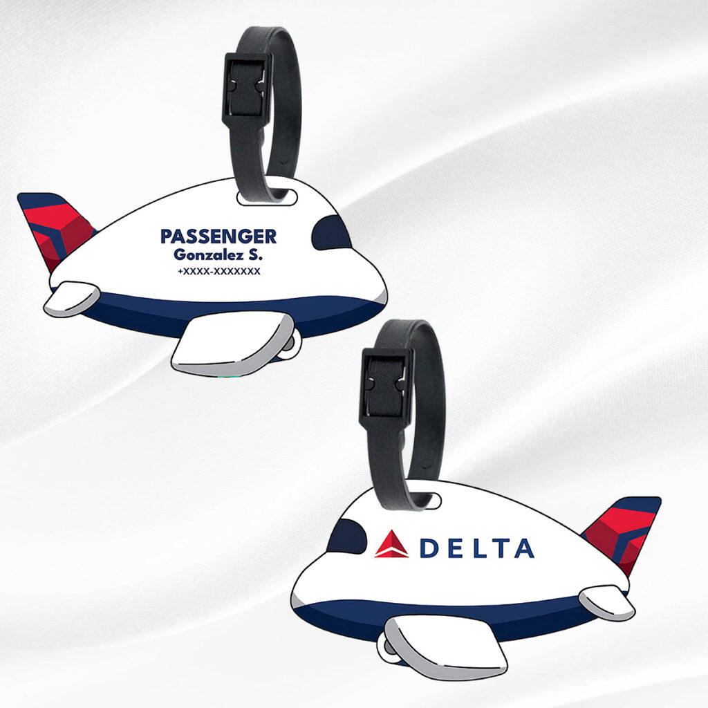 QR Code Aircrew Luggage Tag | Customizable for Airlines