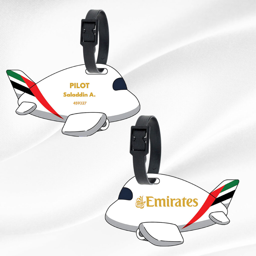 Flight Crew Personalized Bag Tag | QR Code Tracking
