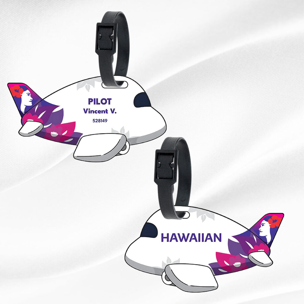 Pilot & Crew Bag Tag | Personalized 	Hawaiian Airlines ID