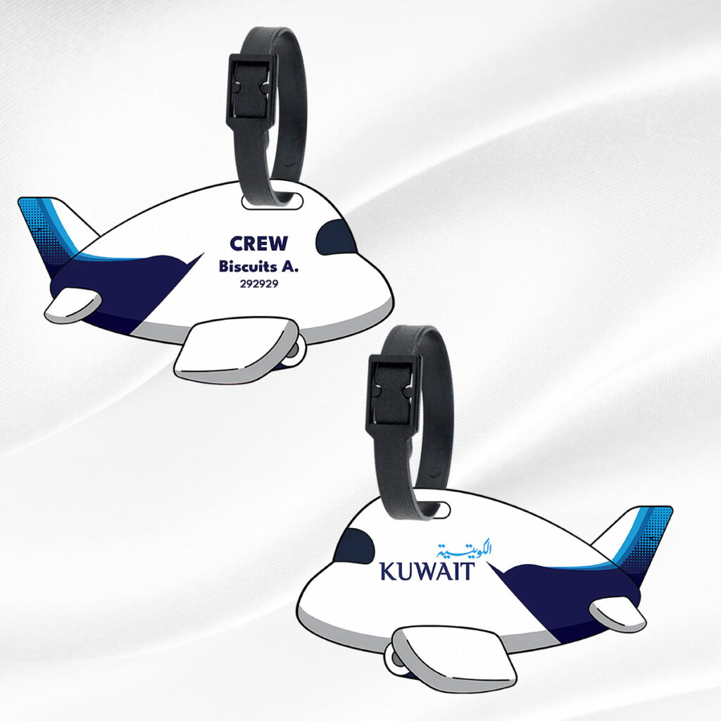 Personalized Luggage Tag for Pilots | Kuwait Airways QR