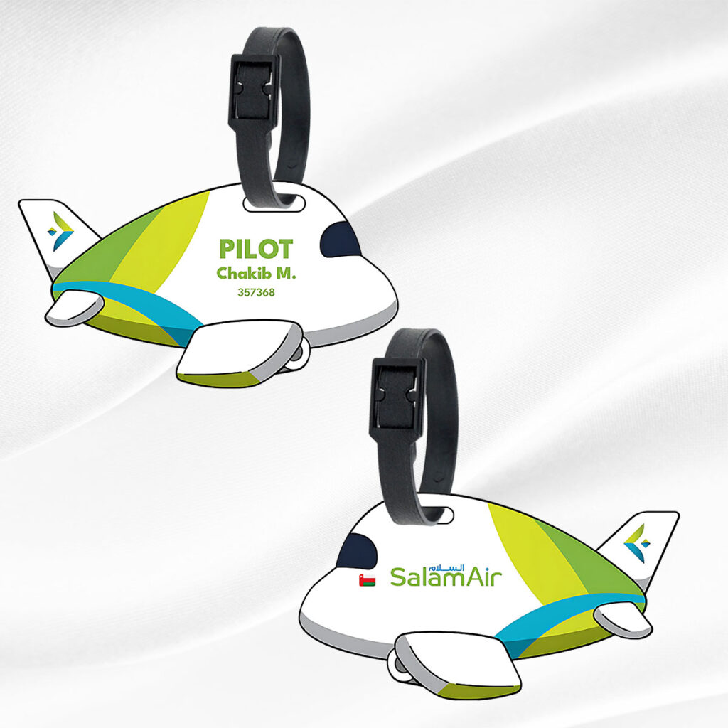 Durable Airline Luggage Tag | Custom QR for Pilots