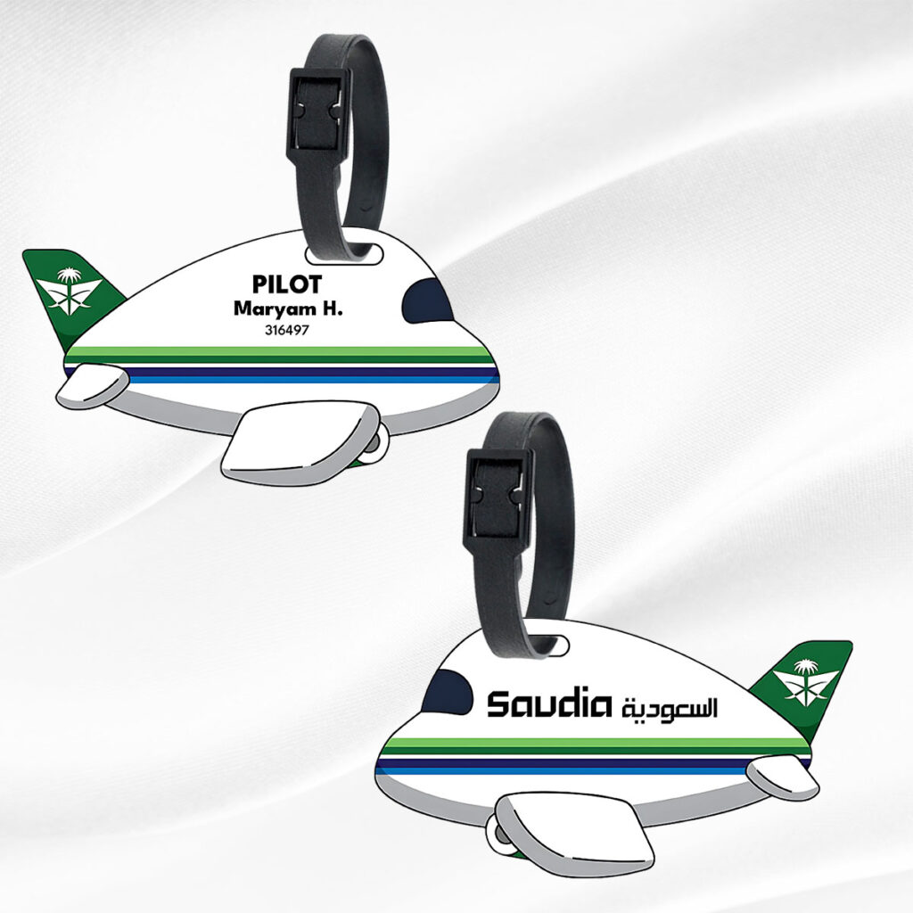 Durable Airline Luggage Tag | Custom QR for Pilots