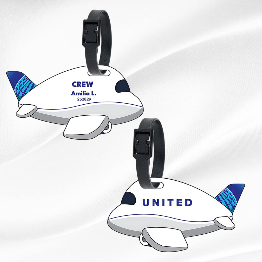 Cabin Crew Luggage Tag | Lost-and-Found QR for Pilots
