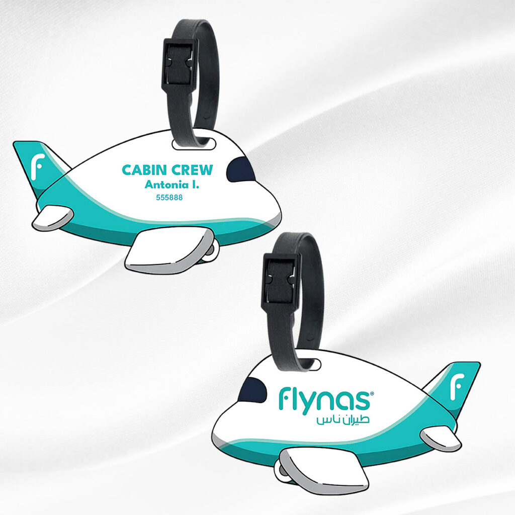 Cabin Crew Luggage Tag | Lost-and-Found QR for Pilots