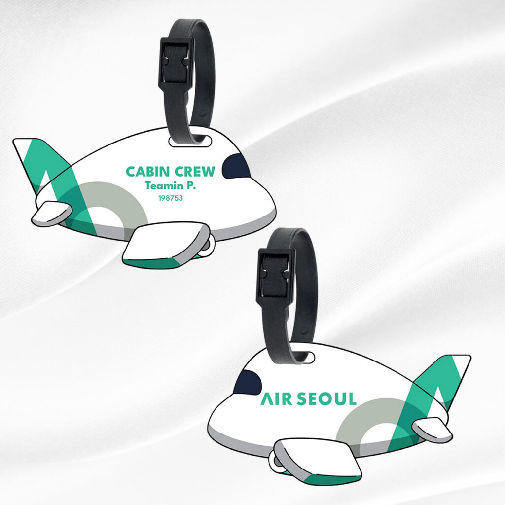 Air Seoul QR Luggage Tag | Cabin Crew Essentials