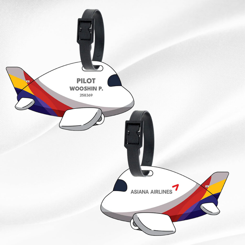 Asiana Airlines Aircrew Luggage Tag | Customizable