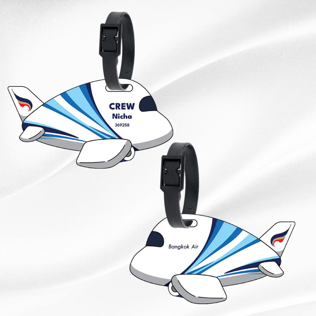 Bangkok Airways Luggage Tag | Custom QR for Pilots
