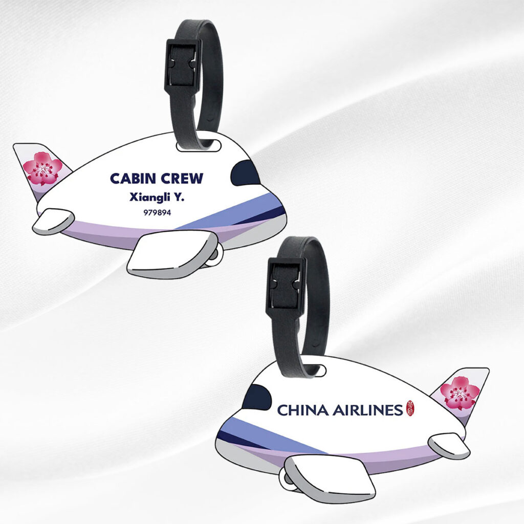 China Airlines QR Luggage Tag | Cabin Crew Essentials