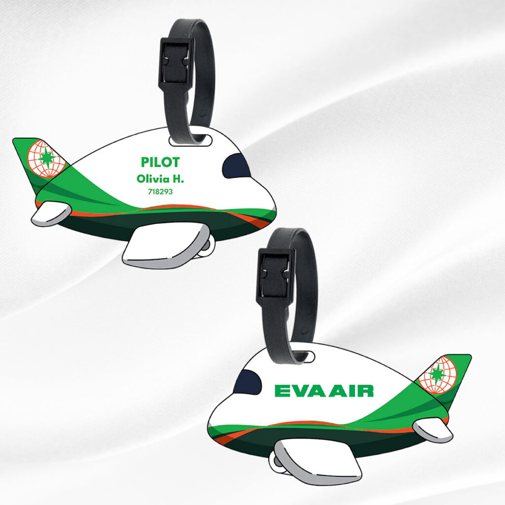 Personalized Luggage Tag for Pilots | EVA Air