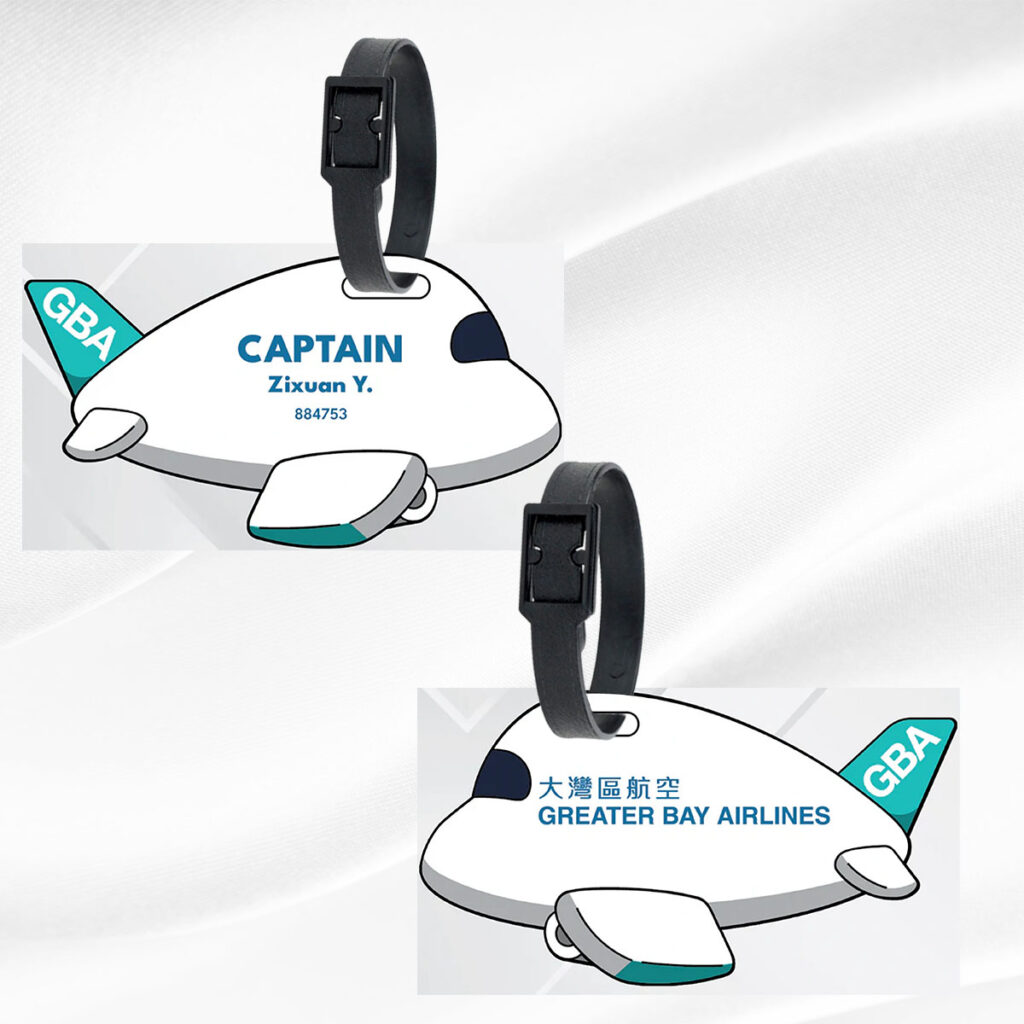 Personalized Greater Bay Airlines Crew Tag