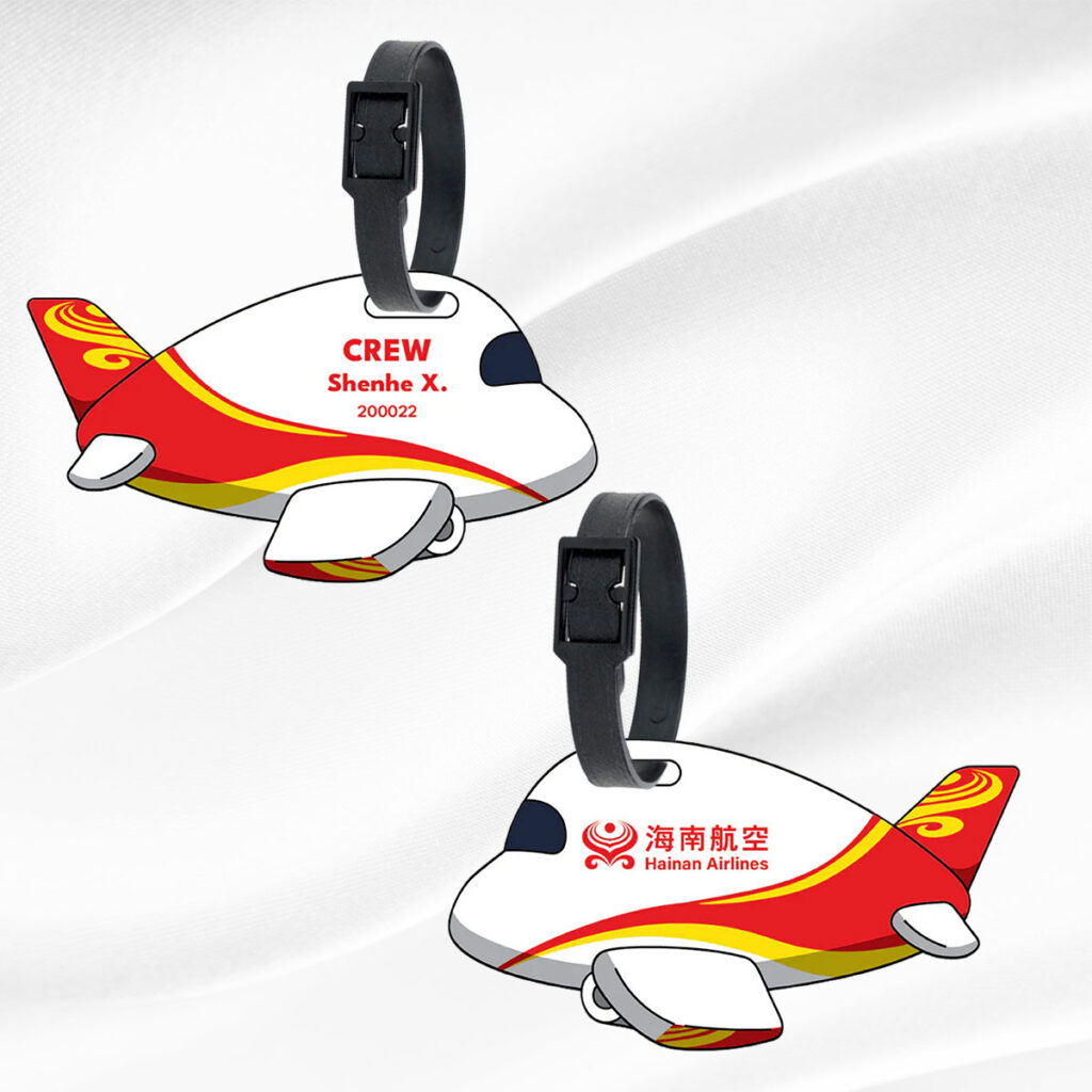 Hainan Airlines Custom Cabin Crew Tag | Airline Bag Tag