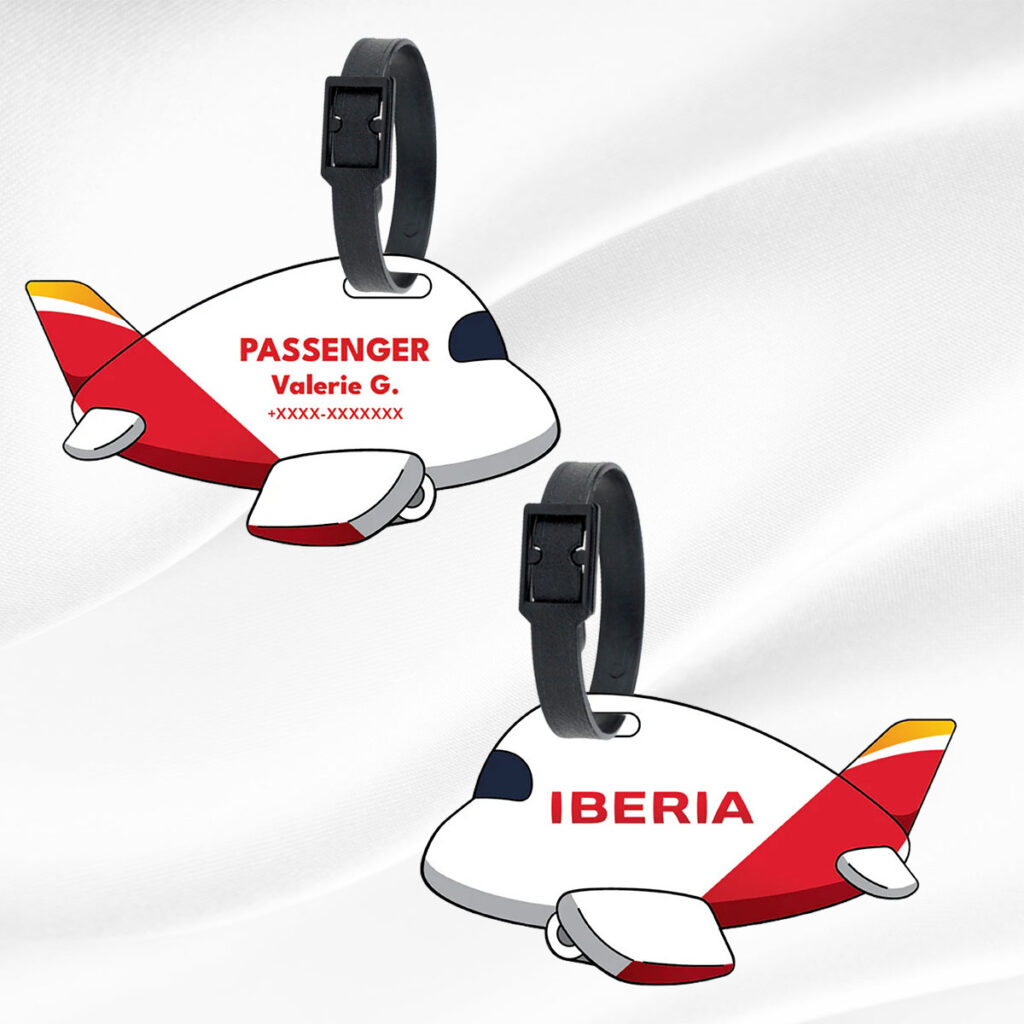 Personalized Iberia Airlines Crew Tag
