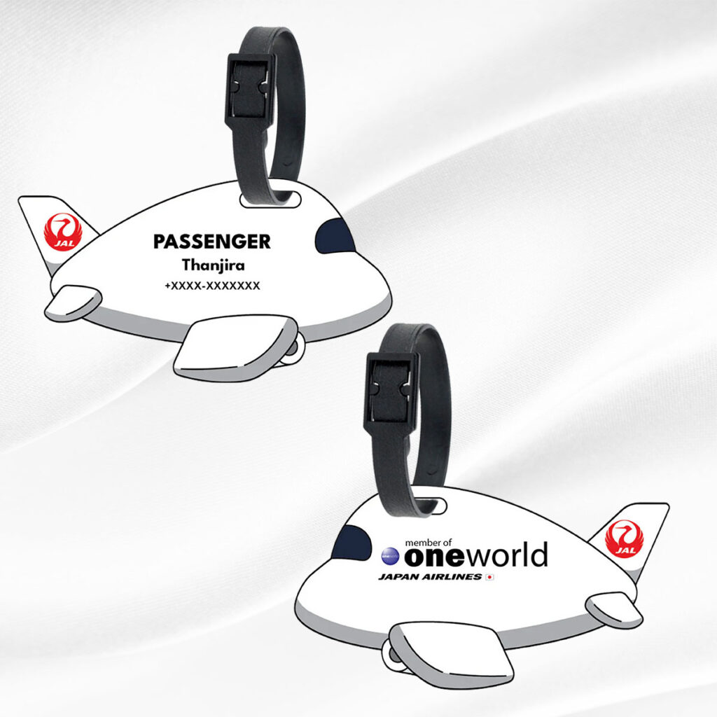Japan Airlines Crew Luggage Tag | Lost-and-Found QR for Pilots
