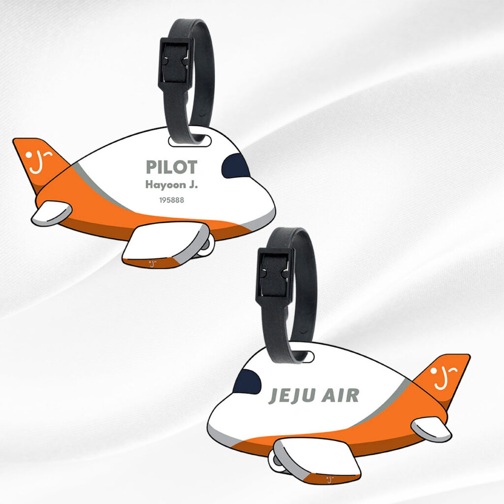 Jeju Air Aircrew Luggage Tag | Customizable