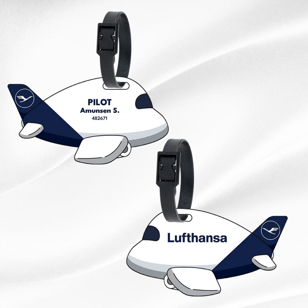 Lufthansa Luggage Tag | Custom QR for Pilots