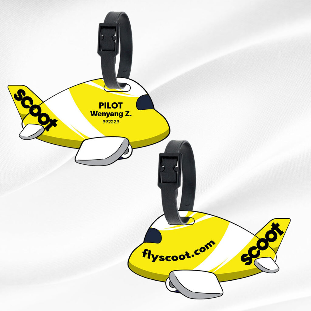 Scoot QR Luggage Tag | Cabin Crew Essentials
