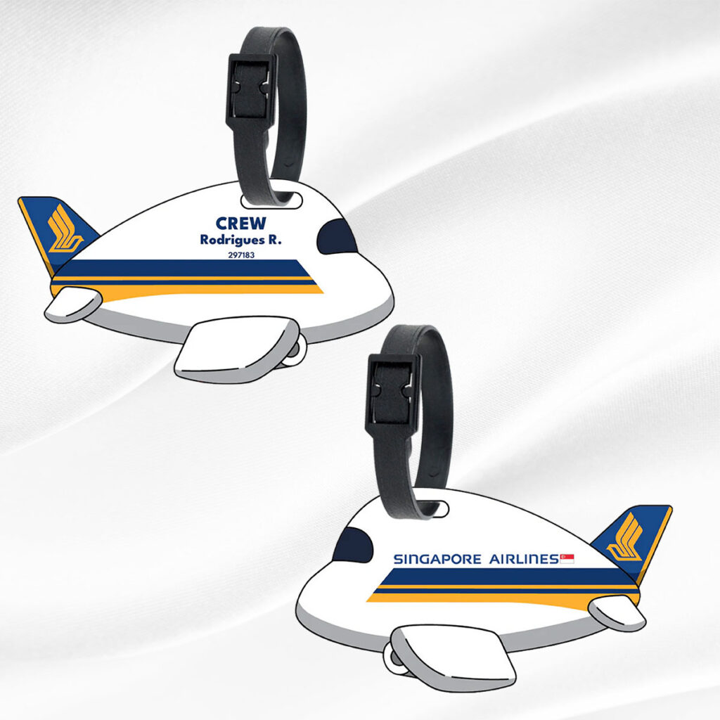 Singapore Airlines Custom Cabin Crew Tag | Airline Bag Tag