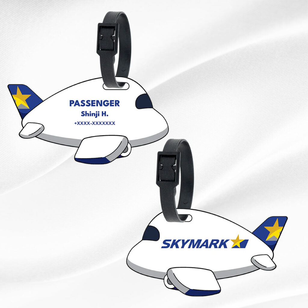 Skymark Airlines Luggage Tag | Custom QR for Pilots