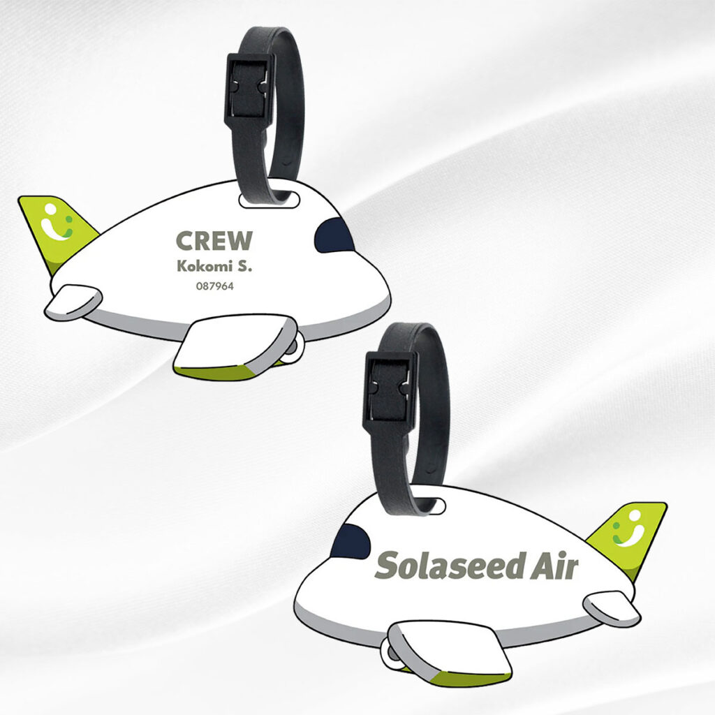Solaseed Air Custom Cabin Crew Tag | Airline Bag Tag