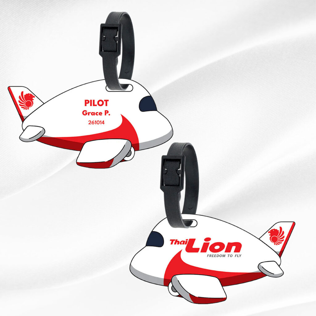 Thai Lion Air Flight Crew Personalized Bag Tag
