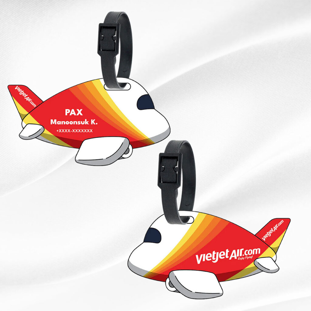 Thai Vietjet Flight Crew Personalized Bag Tag