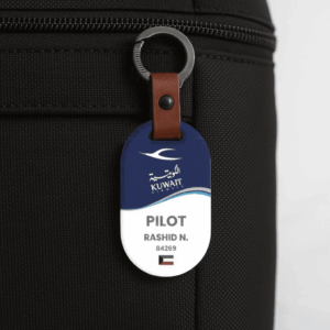 Kuwait Airways-KU-luggage-tag
