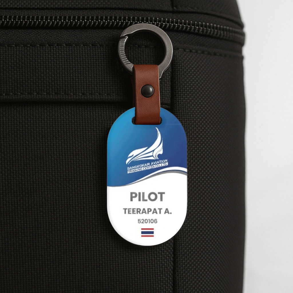 Bangkok Aviation Training Center PG luggage tag