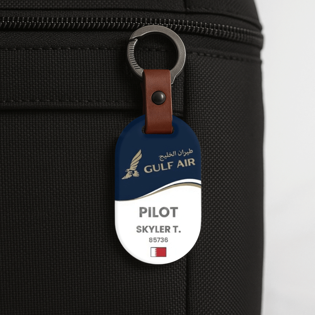 Gulf Air GF luggage tag