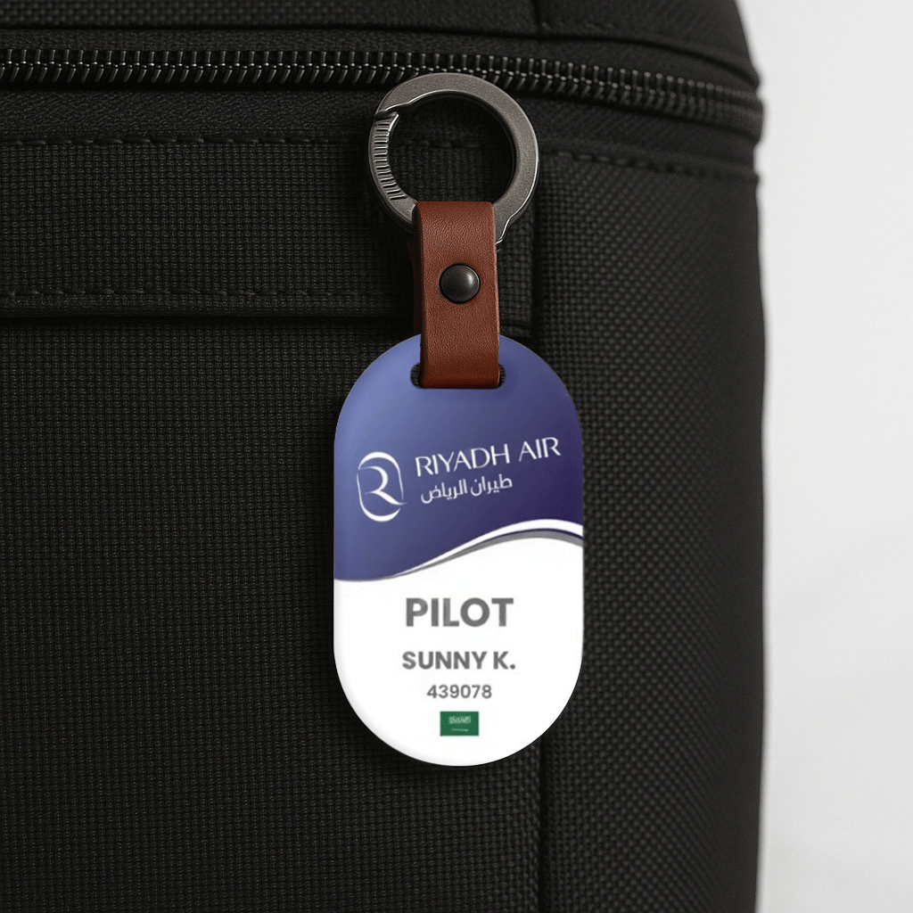 Riyadh Air RX luggage tag