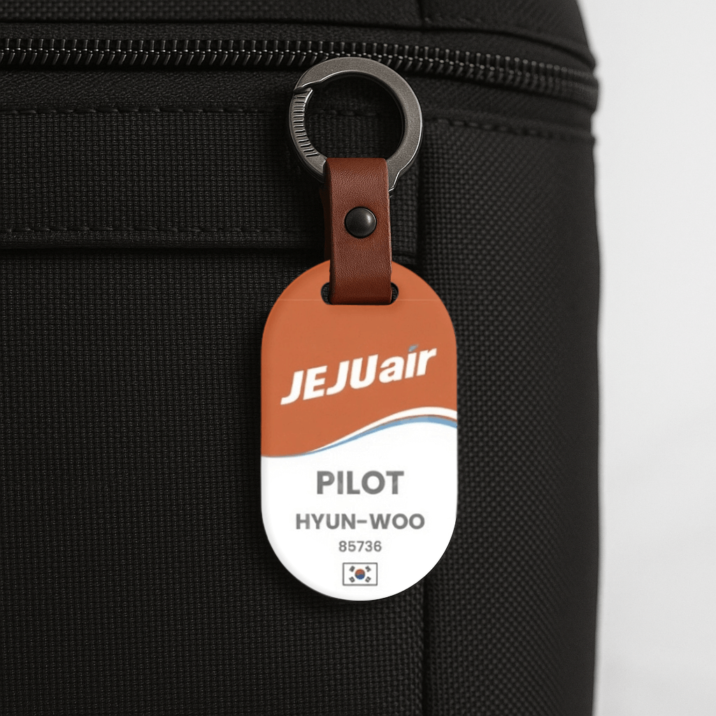 jeju air pilot crew smart tag qr tracking