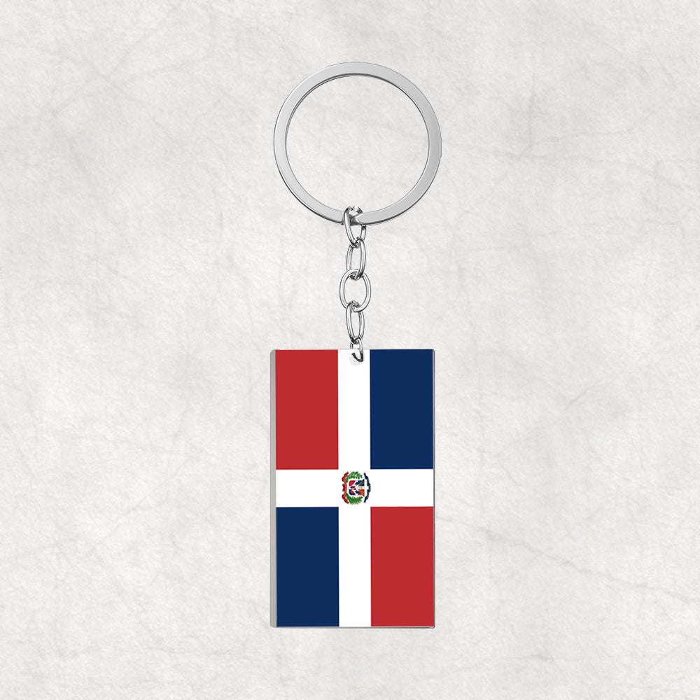 Dominican Republic-Home Country Keyring