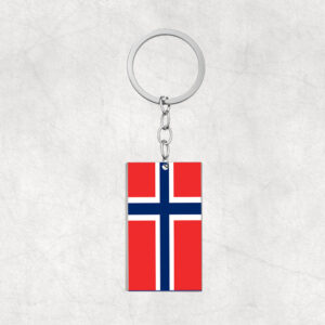 Norway-Travel Flag Keychain