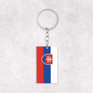 Slovakia-Flag Keychain Keepsake