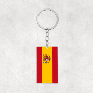 Spain-Flag Keychain for Travelers
