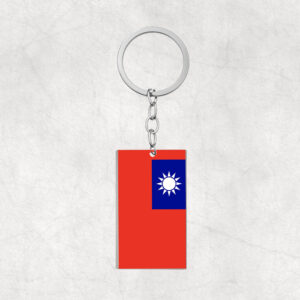 Taiwan-Flag Keychain for World Travelers