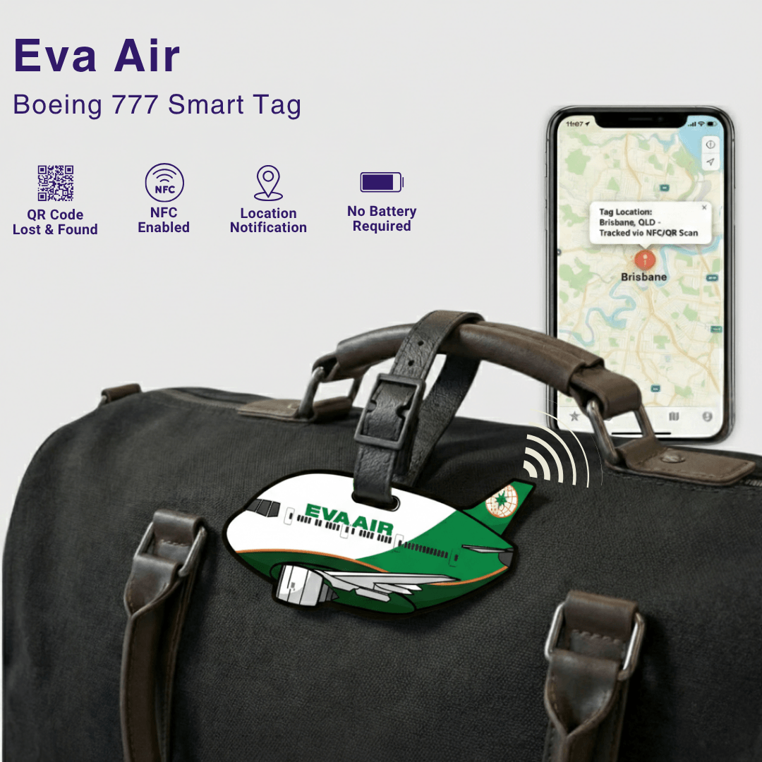 EVA Air Boeing 777 Smart Luggage Tag 1 EVA Air-Aviation-gift-Boeing-777-merchandise