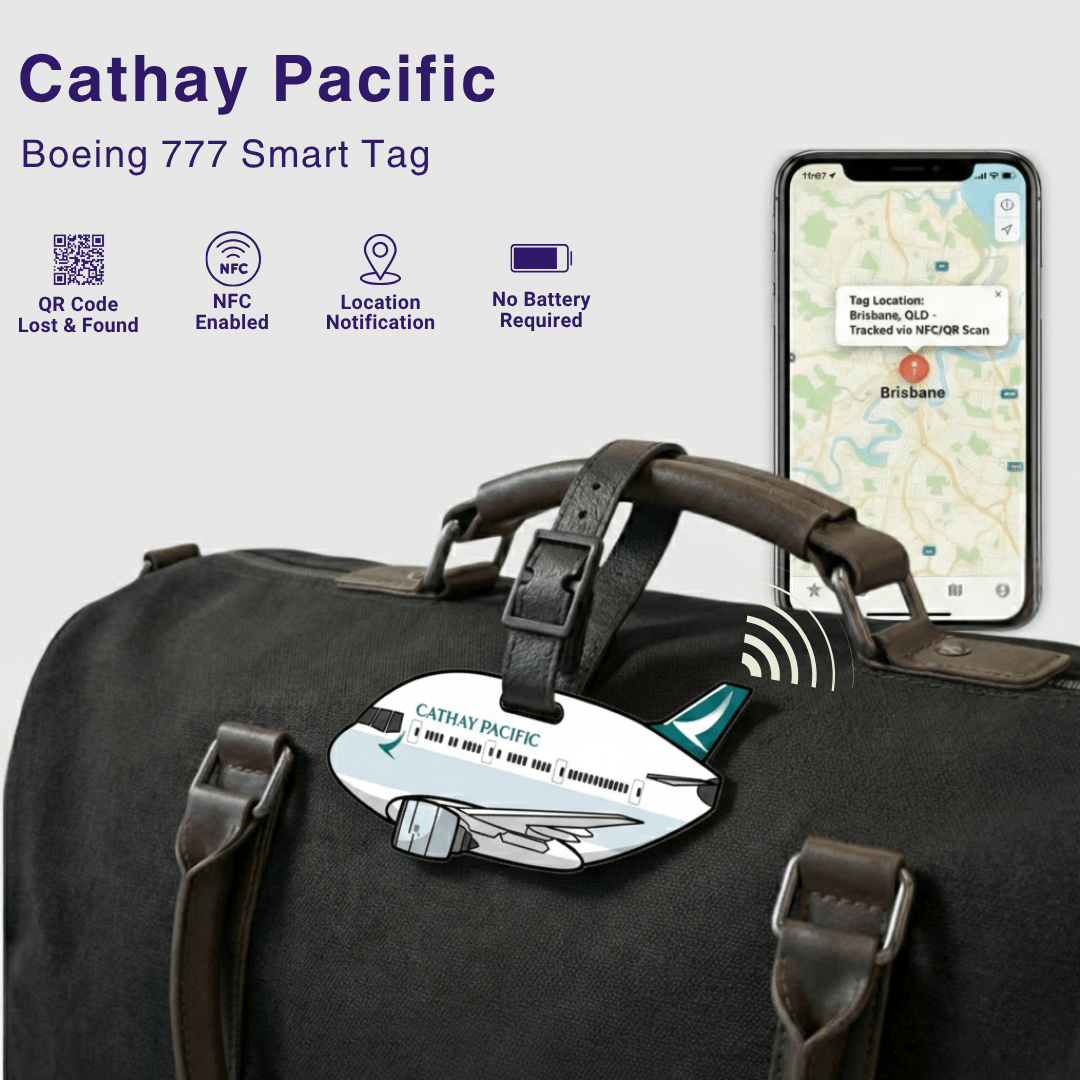 Cathay Pacific Boeing 777 Smart Luggage Tag 1 Cathay Pacific-Aviation-gift-Boeing-777-merchandise