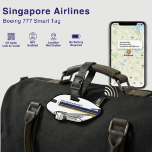 Singapore Airlines Boeing 777 Smart Luggage Tag