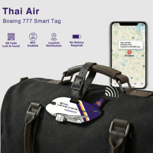 Thai Airways International Boeing 777 Smart Luggage Tag