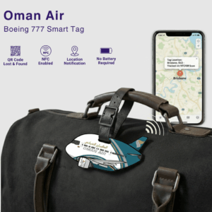 Oman Air Boeing 777 Smart Luggage Tag
