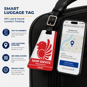 Lion Air Luggage Tag – Tail Design Smart Tag