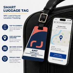 Air Japan Luggage Tag – Tail Design Smart Tag