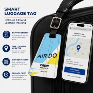Airdo Luggage Tag – Tail Design Smart Tag