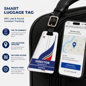 Bangkok Air Luggage Tag – Tail Design Smart Tag