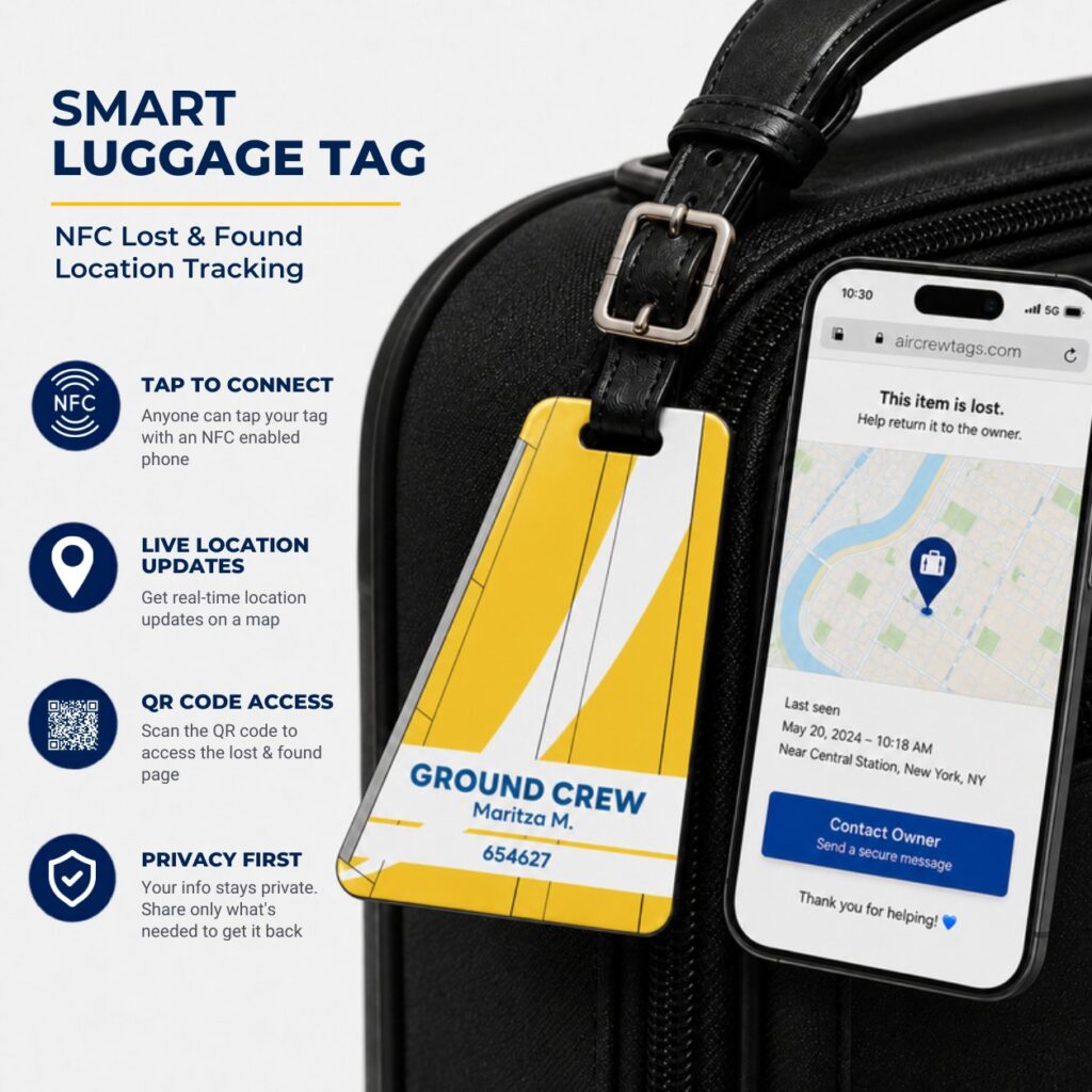 Cebu Airlines Luggage Tag – Tail Design Smart Tag