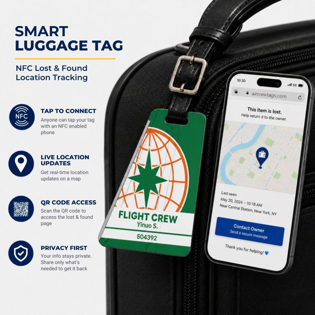 EVA Luggage Tag – Tail Design Smart Tag